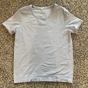 White Gray Athleta tshirt top size small
